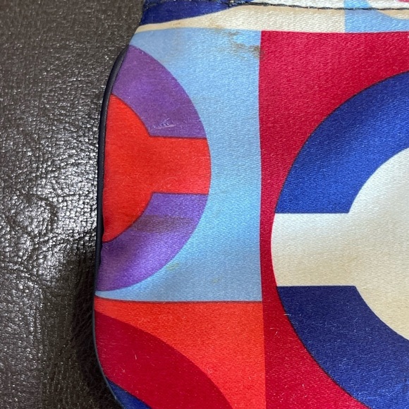 Coach Resort OP art satin wristlet - Picture 11 of 14